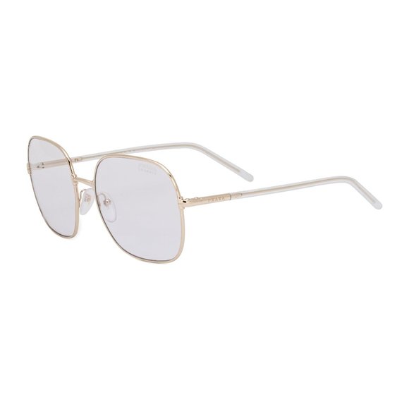 Prada White Square Sunglasses main image 5